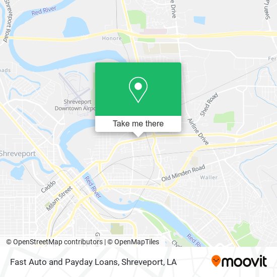 Fast Auto and Payday Loans map