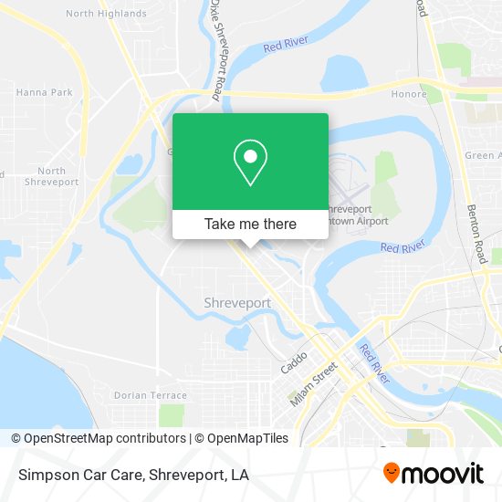 Simpson Car Care map