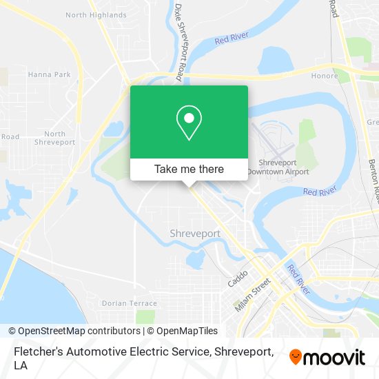 Mapa de Fletcher's Automotive Electric Service