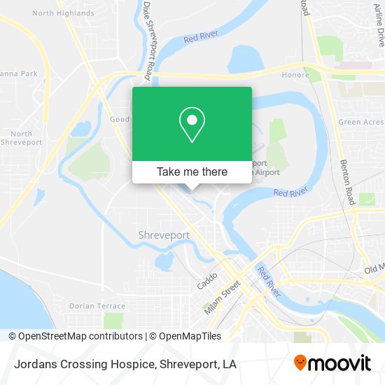 Jordans Crossing Hospice map