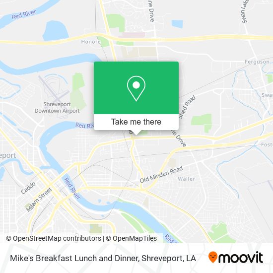 Mike's Breakfast Lunch and Dinner map