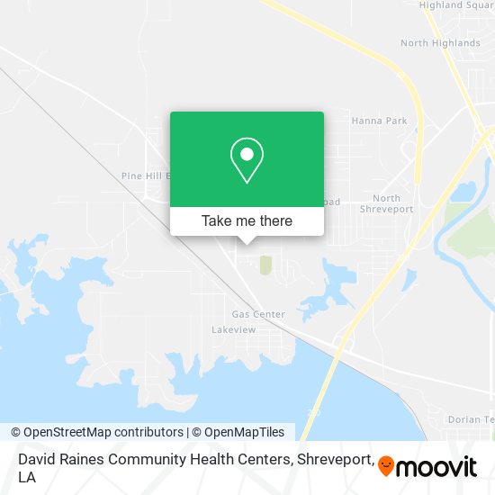 David Raines Community Health Centers map
