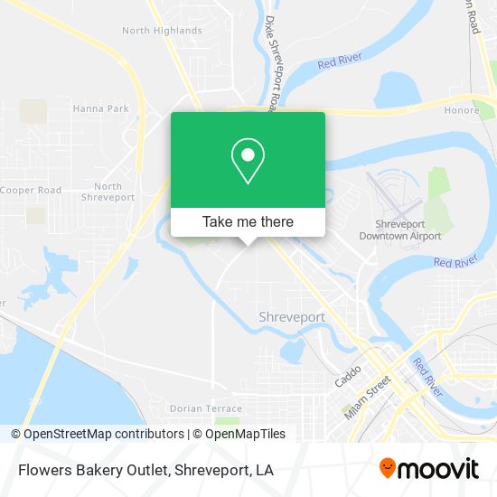 Flowers Bakery Outlet map