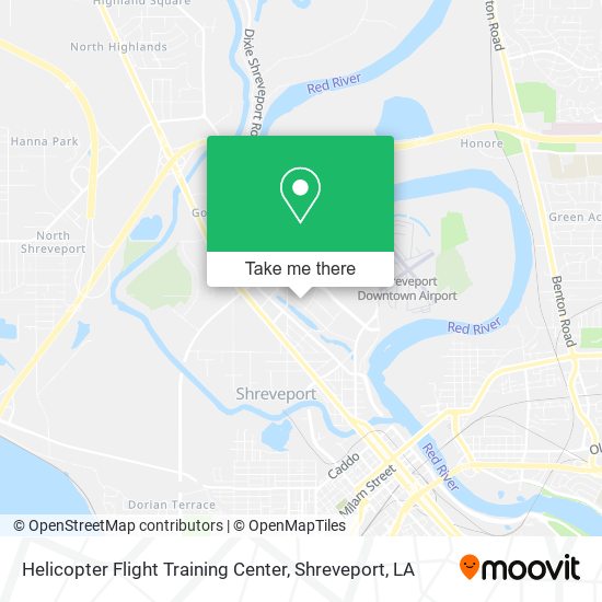 Helicopter Flight Training Center map