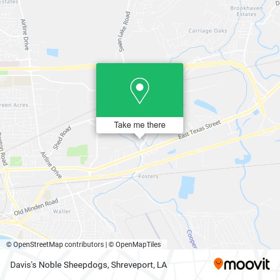 Davis's Noble Sheepdogs map