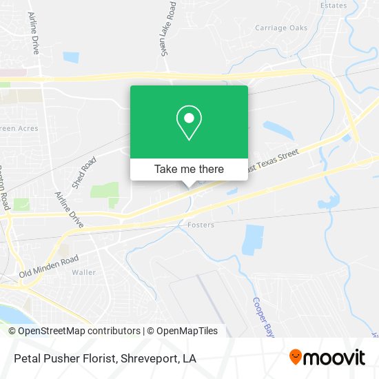 Mapa de Petal Pusher Florist