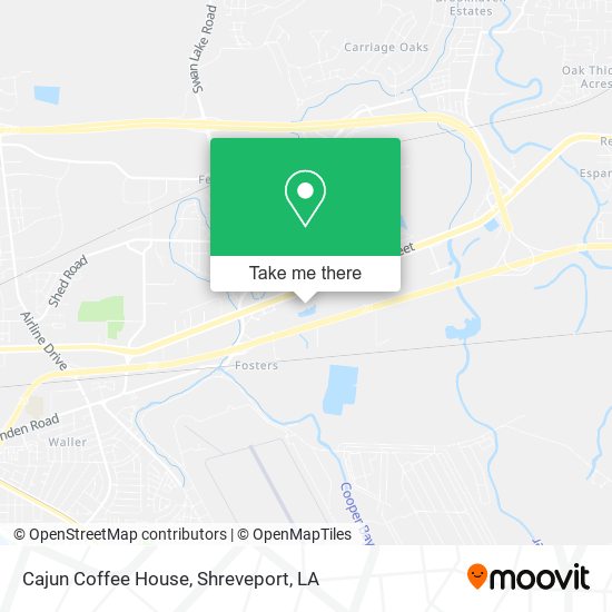 Cajun Coffee House map