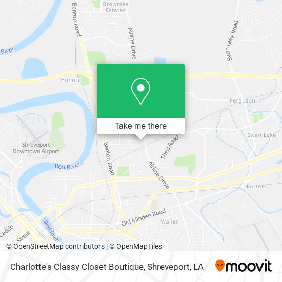 Charlotte's Classy Closet Boutique map