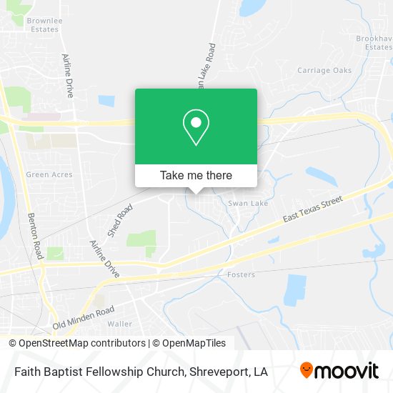 Mapa de Faith Baptist Fellowship Church