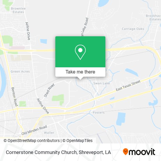 Cornerstone Community Church map