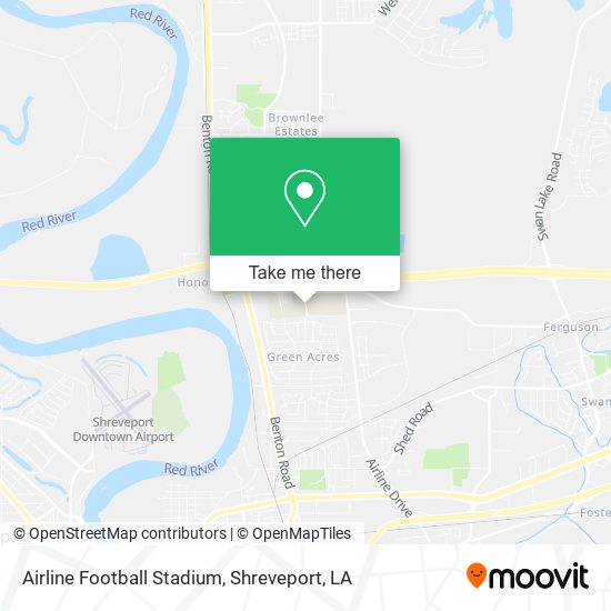 Airline Football Stadium map