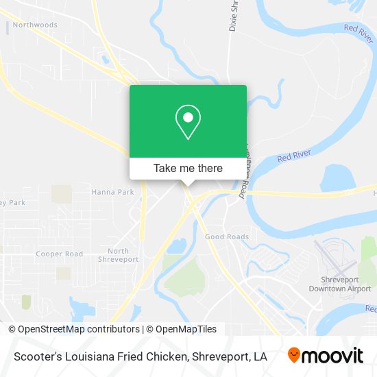 Scooter's Louisiana Fried Chicken map