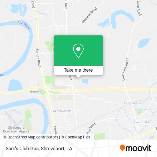 Sam's Club Gas map