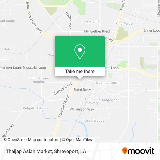 Mapa de Thaijap Asian Market
