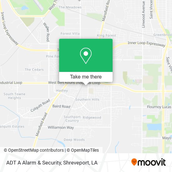 Mapa de ADT A Alarm & Security