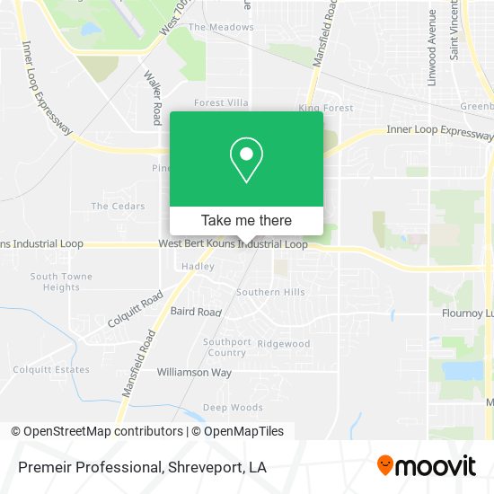 Premeir Professional map