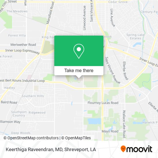 Keerthiga Raveendran, MD map
