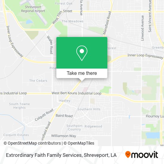 Extrordinary Faith Family Services map