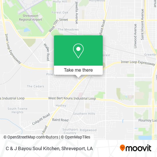 C & J Bayou Soul Kitchen map