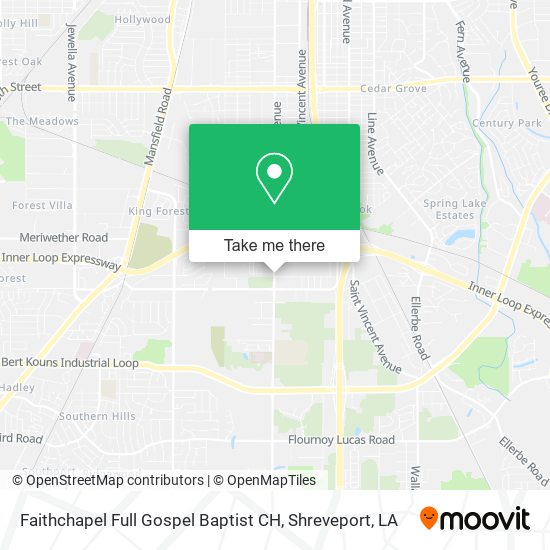 Faithchapel Full Gospel Baptist CH map