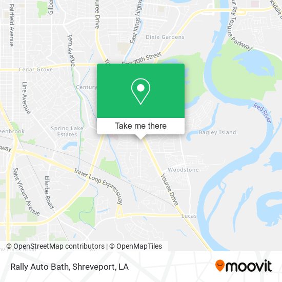 Rally Auto Bath map