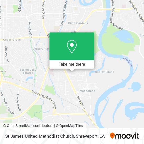 St James United Methodist Church map