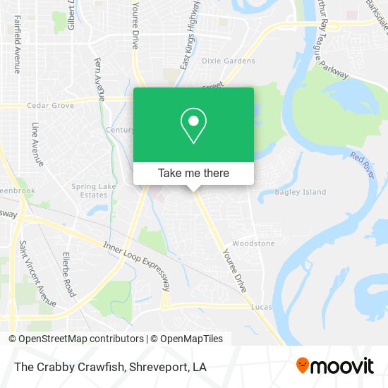 The Crabby Crawfish map