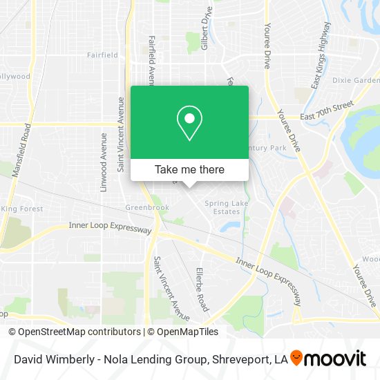 Mapa de David Wimberly - Nola Lending Group