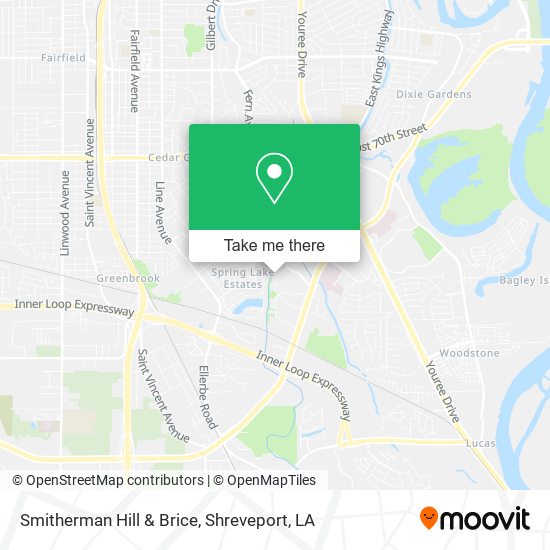 Smitherman Hill & Brice map