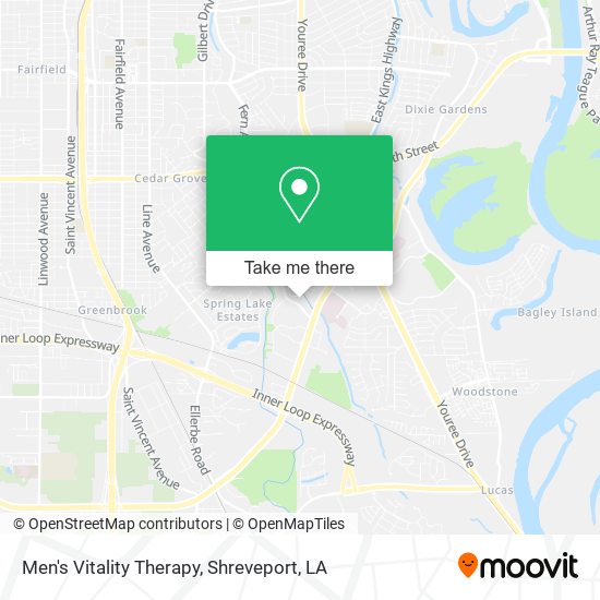 Men's Vitality Therapy map