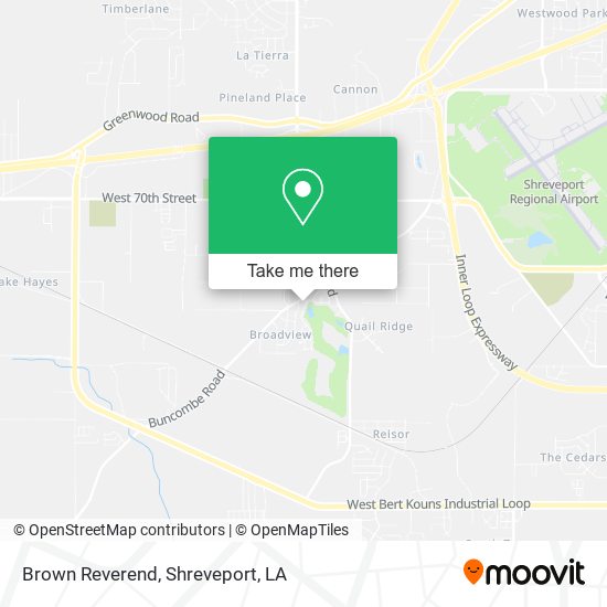 Mapa de Brown Reverend