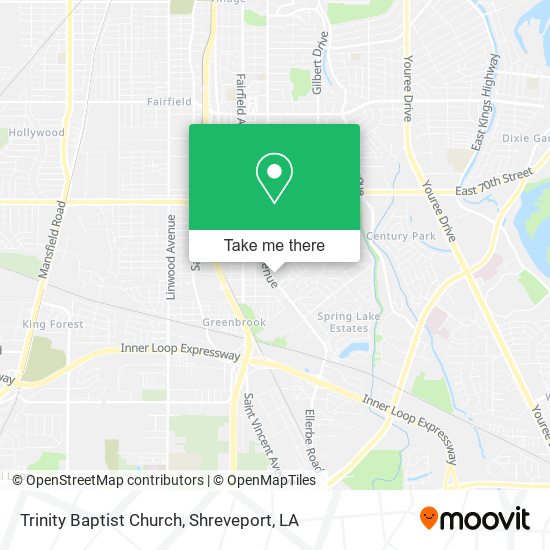 Trinity Baptist Church map