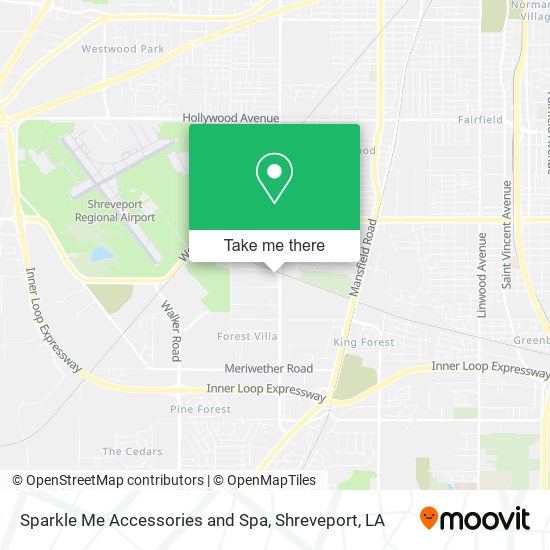 Sparkle Me Accessories and Spa map