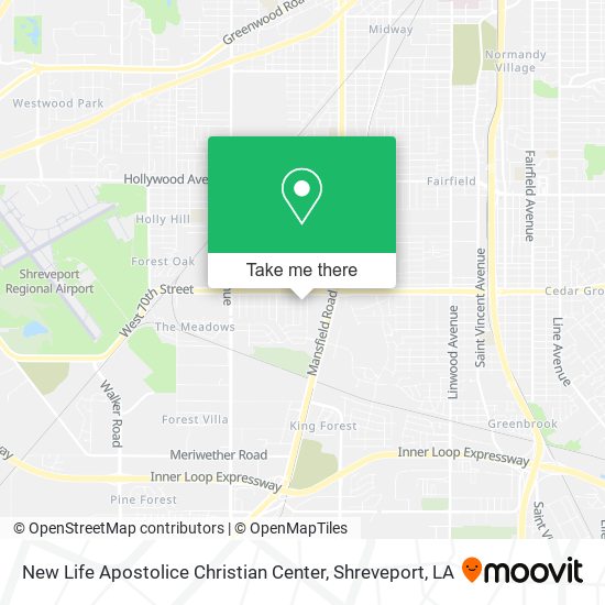 Mapa de New Life Apostolice Christian Center