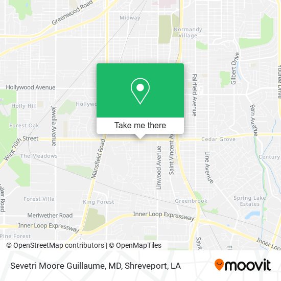 Mapa de Sevetri Moore Guillaume, MD