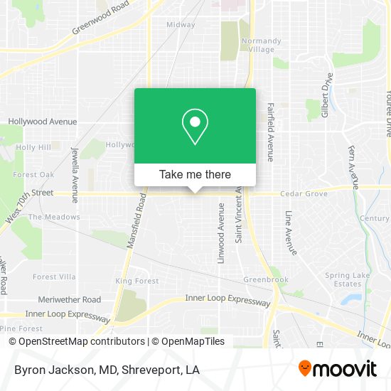 Byron Jackson, MD map