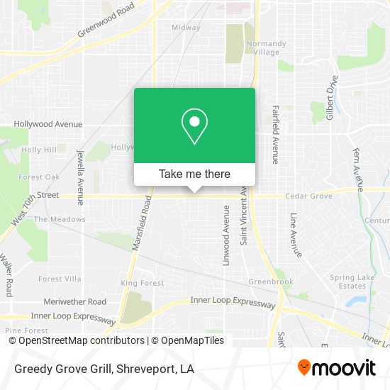 Mapa de Greedy Grove Grill