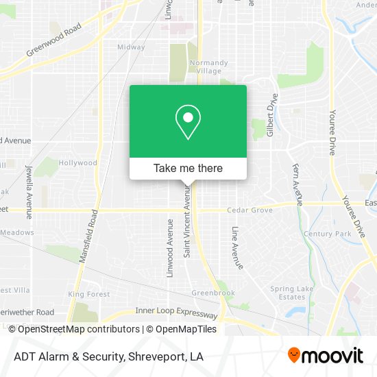 Mapa de ADT Alarm & Security