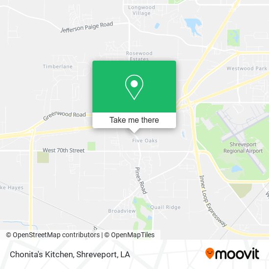 Chonita's Kitchen map