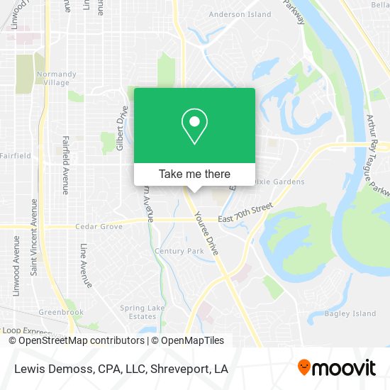 Lewis Demoss, CPA, LLC map
