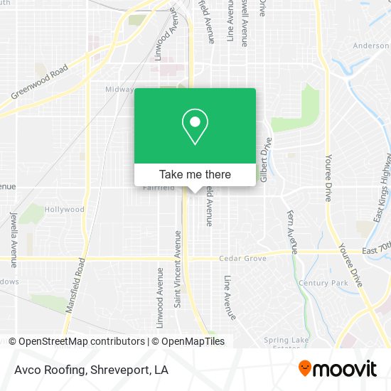 Mapa de Avco Roofing