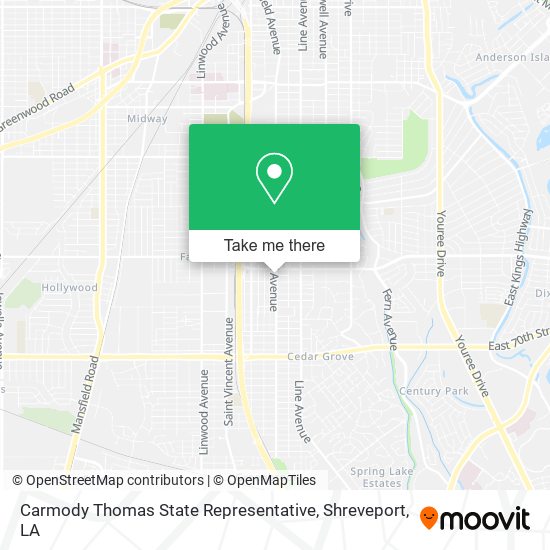 Mapa de Carmody Thomas State Representative