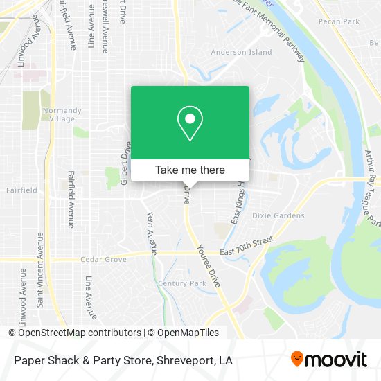 Paper Shack & Party Store map