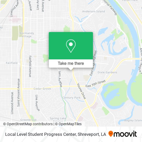Mapa de Local Level Student Progress Center