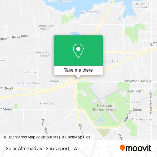 Solar Alternatives map