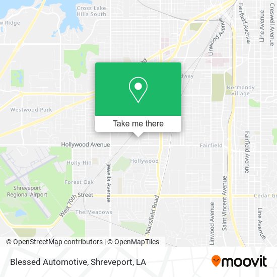 Mapa de Blessed Automotive
