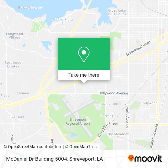 McDaniel Dr Building 5004 map