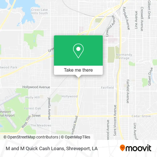M and M Quick Cash Loans map
