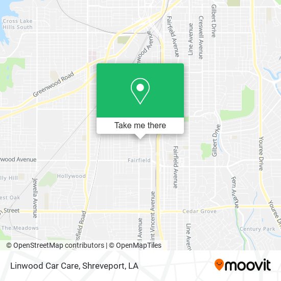 Linwood Car Care map