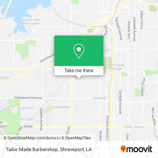 Tailor Made Barbershop map